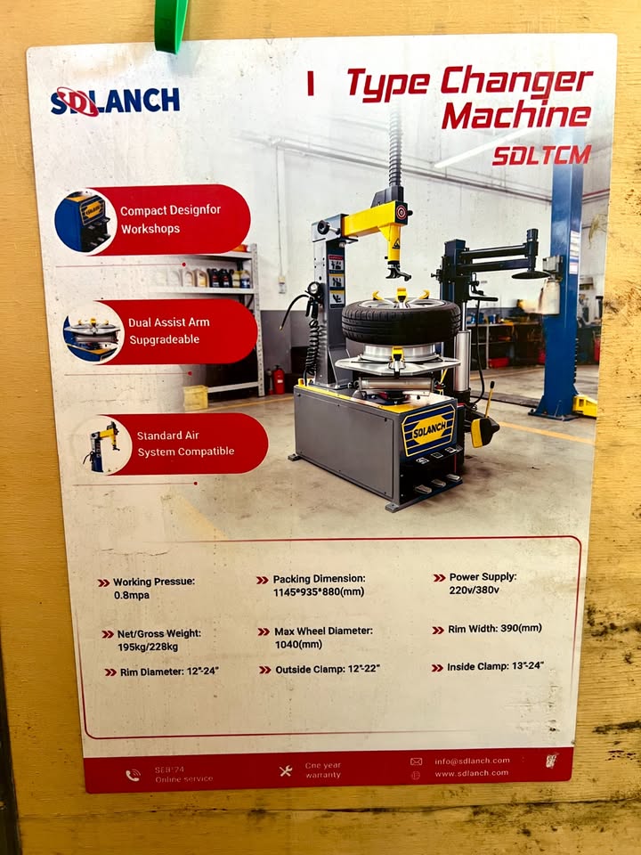 New SDLTCM 220v Heavy Duty Tire Changing Machine